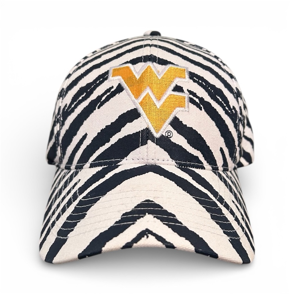 West Virginia Mountaineers Zubaz Vintage 90’s Throwback Hat SnapBack Cap